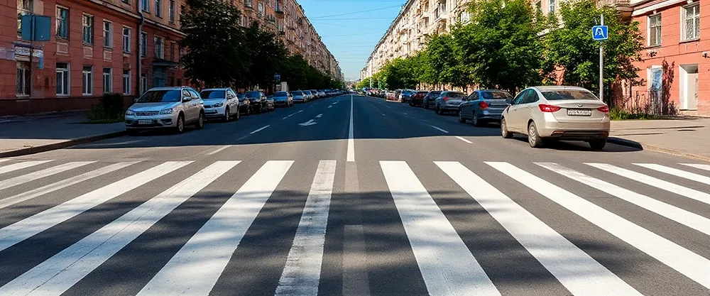 Как обозначаются пешеходные дорожки в городской среде?