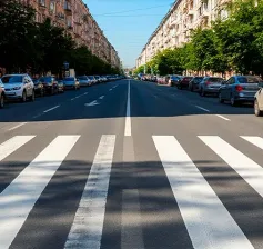 Как обозначаются пешеходные дорожки в городской среде?