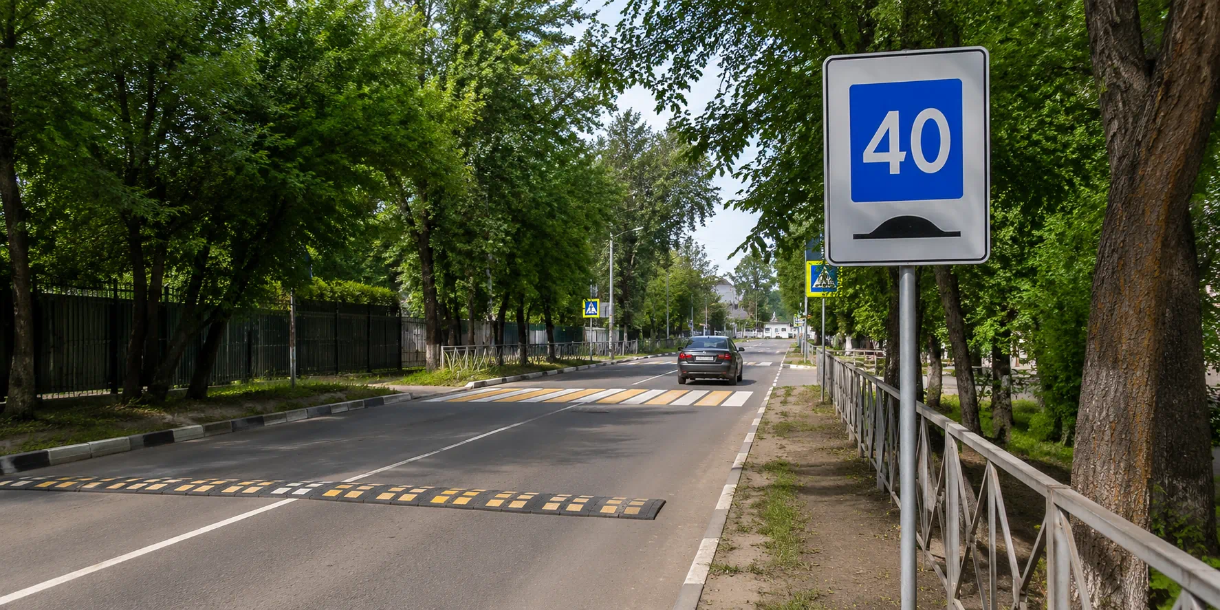 Знак 6.2.1 «Рекомендуемая скорость при проезде искусственной неровности»: что означает